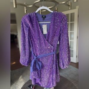 River Island Showmance Wrap Dress. 6P. New.